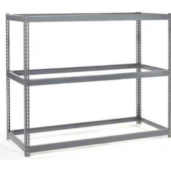 Global Equipment Global Industrial„¢ Wide Span Rack 72"Wx24"Dx84"H W/ 3 Shelves No Deck 750 Lb Capacity Per Level 790CP13